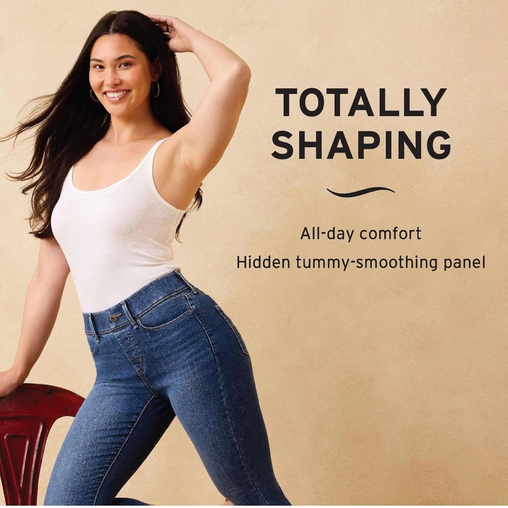 Levi Strauss Signature Totally Shaping pull-on skinny jeans - Picture 8 of 10